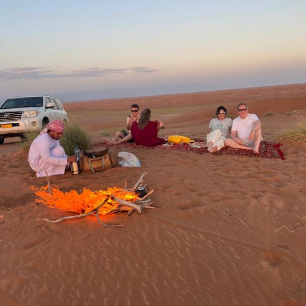 Desert camps in Oman