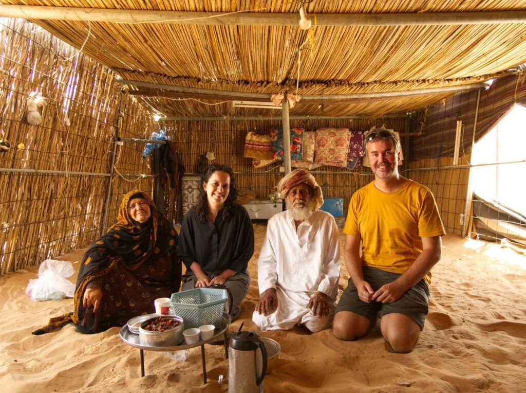 Dune bashing desert camp Oman