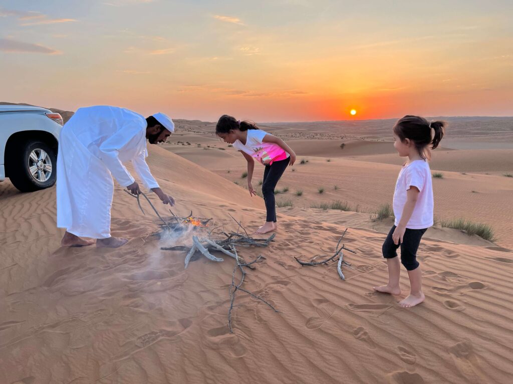 Oman sand dune activities